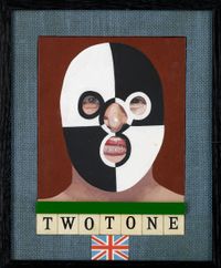 Twotone by Peter Blake contemporary artwork painting