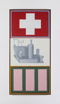 Swiss life by Nathalie Du Pasquier contemporary artwork painting, works on paper