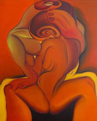 Baby by Julia Trybala contemporary artwork painting