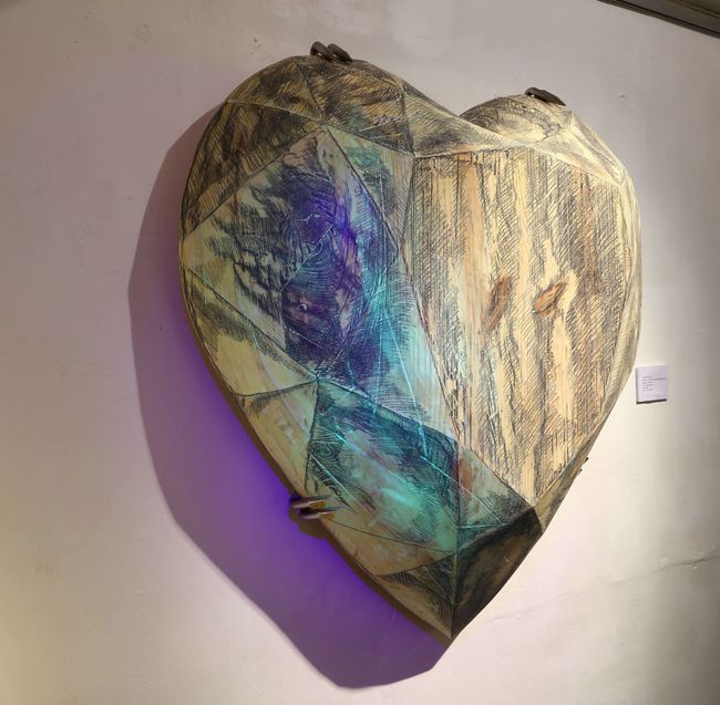 One Heart by Jaffa Lam contemporary artwork