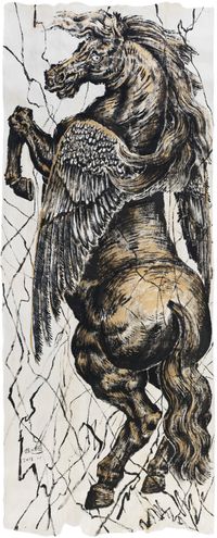 Pegasus by Sun Xun contemporary artwork painting, works on paper, drawing