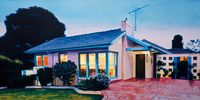 Corner Family Home by David Wadelton contemporary artwork painting