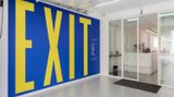 Contemporary art exhibition, Curated by Adam Carr, E X I T at rodolphe janssen, Brussels, Belgium