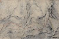 Path Climbs the Cloud River 10 by Wang Shaoqiang contemporary artwork painting, works on paper