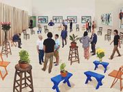 Solo show by British artist David Hockney challenges perspectives