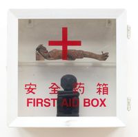 First aid made in China xx by Norberto Roldan contemporary artwork installation