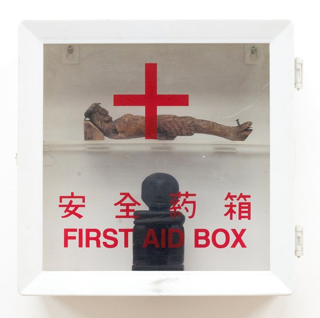 First aid made in China xx by Norberto Roldan contemporary artwork