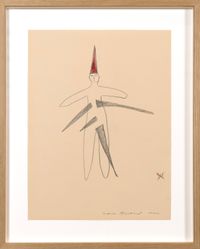 Study for Energy Body (3) by Marina Abramović contemporary artwork works on paper, drawing