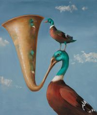 Bold as Brass by Joanna Braithwaite contemporary artwork painting