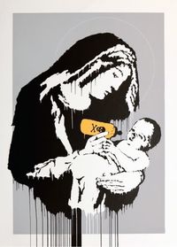 Toxic Mary by Banksy contemporary artwork print