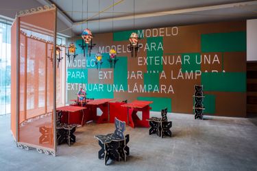 Exhibition view: Group exhibition, Shake Your Body, LagoAlgo, Mexico City (3 September–12 December 2022). © Ramiro Chaves. Courtesy OMR and LagoAlgo. Photo: Ramiro Chaves.