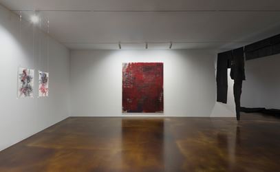 Exhibition view: Oscar Murillo, Catalyst, Kukje Gallery, Seoul (29 November 2018–9 January 2019). Image provided by Kukje Gallery.