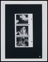 Self-Portrait (Triptych) by Robert Mapplethorpe contemporary artwork photography