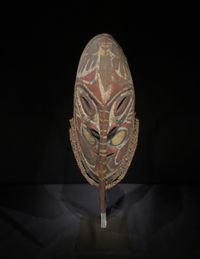 mask from the Lower to Middle Sepik River area, Papua New Guinea (Melanesia) by Unbekannt contemporary artwork sculpture