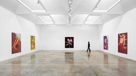 Exhibition view: Julian Schnabel, For Esmé – with Love and Squalor, Pace Gallery, Los Angeles (9 April–21 May 2022). Courtesy Pace Gallery.