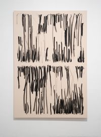 Las Tachaduras de una Primavera de Madrid III by Joël Andrianomearisoa contemporary artwork drawing