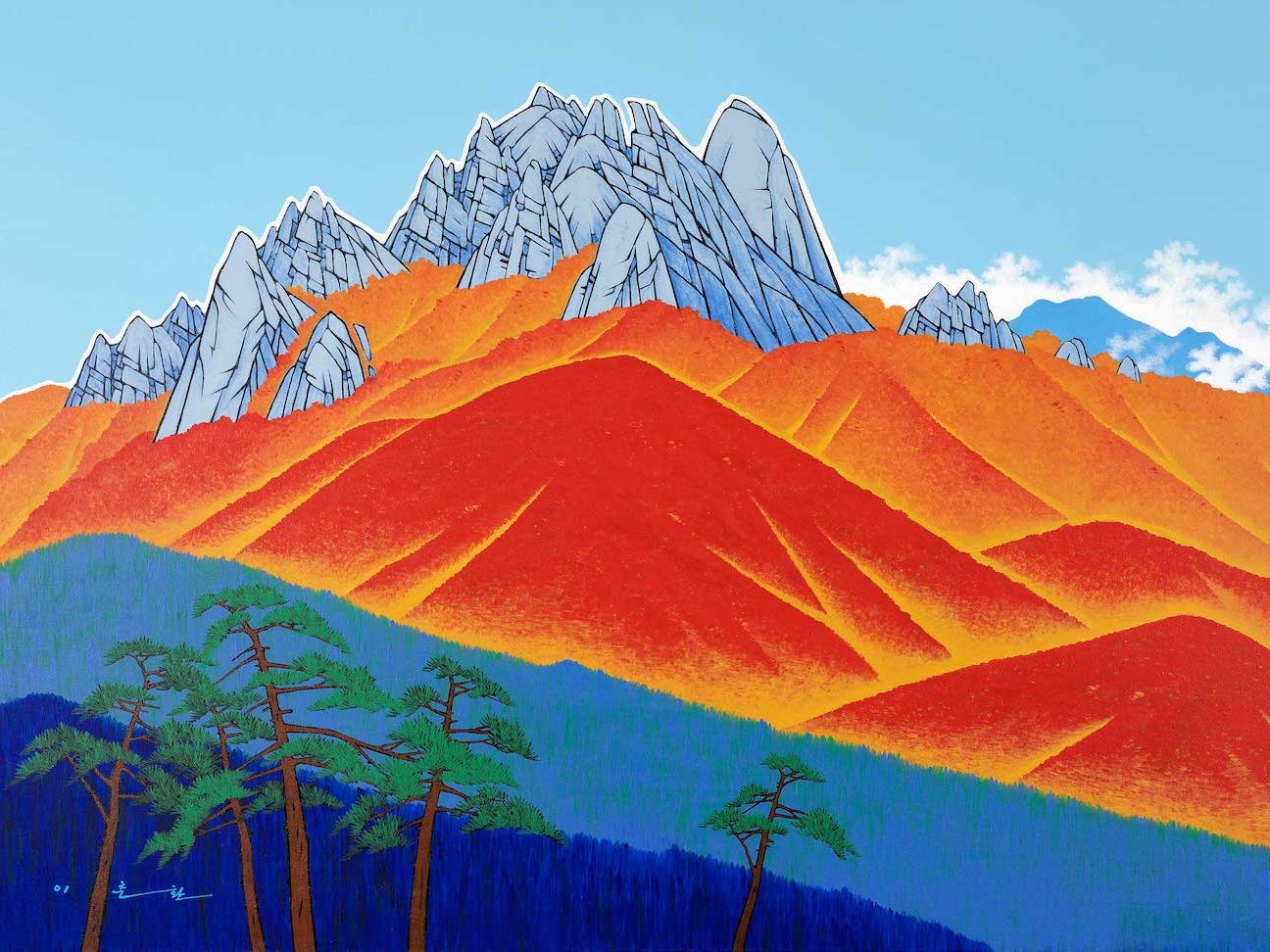 Lee Choun Hwan's Paintings Mobilise Tradition Through Colour | Ocula