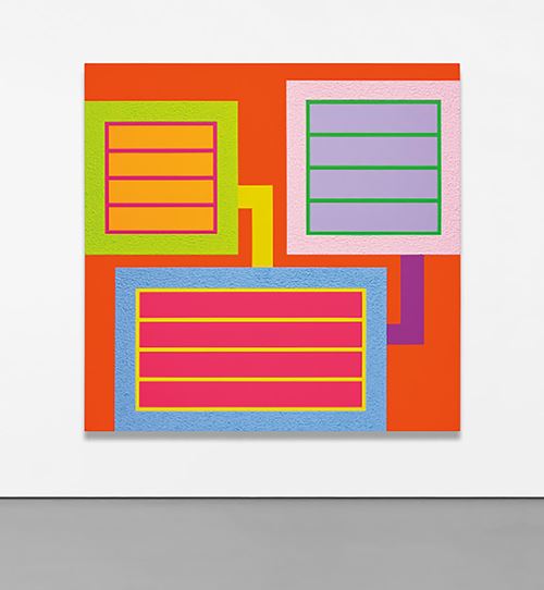 Bright by Peter Halley contemporary artwork