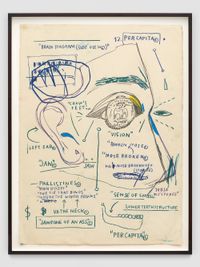 Untitled by Jean-Michel Basquiat contemporary artwork works on paper, drawing