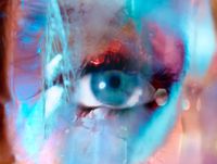 Red White and Blue by Marilyn Minter contemporary artwork painting