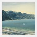 Mountain Lake with Jetski by Dan Attoe contemporary artwork 2
