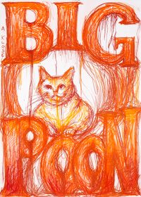 Big Poon by Anastasia Klose contemporary artwork works on paper