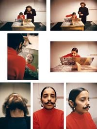 Untitled (Facial Hair Transplants) by Ana Mendieta contemporary artwork photography