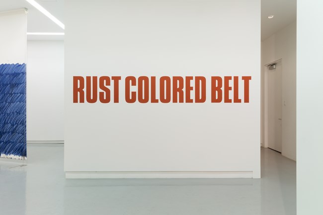 Rust Colored Belt by Kay Rosen contemporary artwork