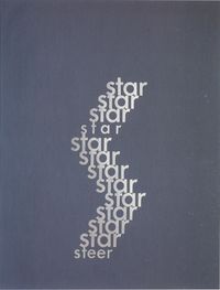 Star / Steer by Ian Hamilton Finlay contemporary artwork print