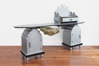 Atmosphere desk by Jessi Reaves contemporary artwork sculpture