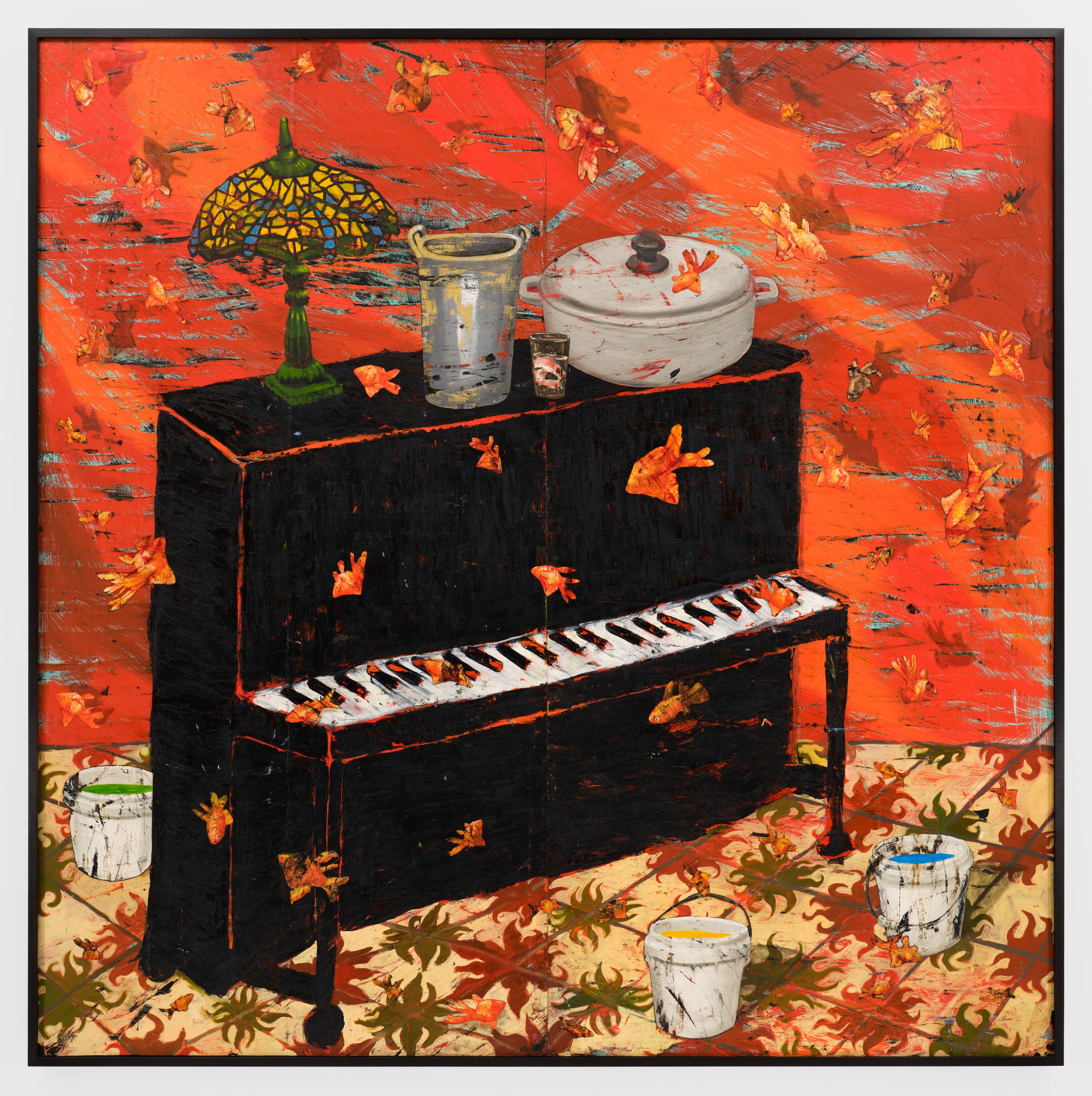 Angel Otero's Canvases Harmonise Abstraction and the Fantastical