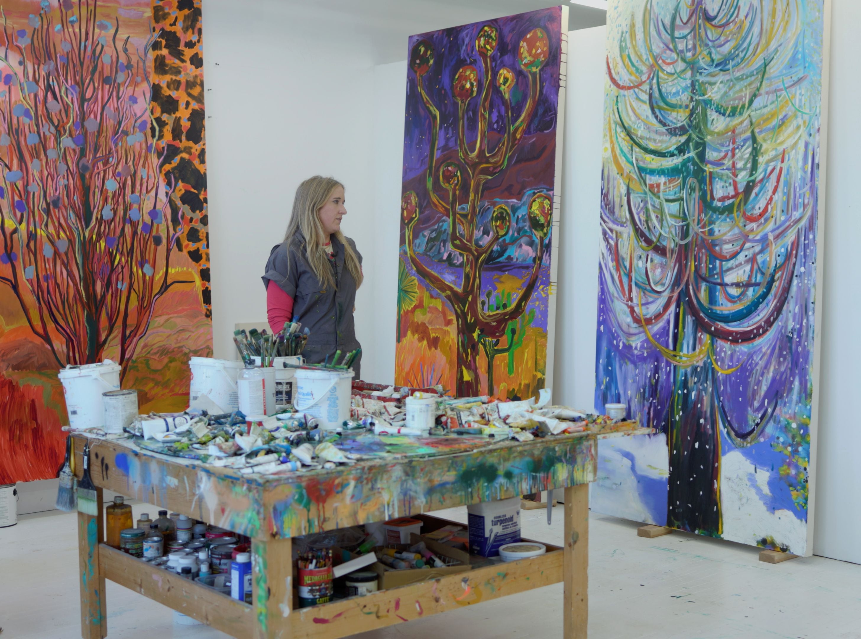 Shara Hughes in the Studio | Ocula