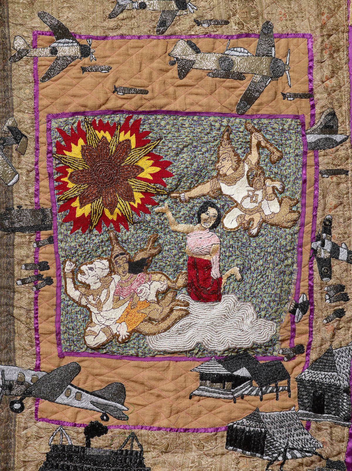 Exhibition view: Jakkai Siributr, There’s no Place, The Whitworth, Manchester (2024).