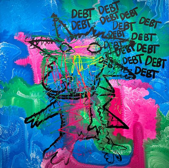 Untitled by Bjarne Melgaard contemporary artwork Painting
