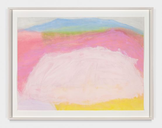Pink Landscape by Jongsuk Yoon contemporary artwork Works on Paper