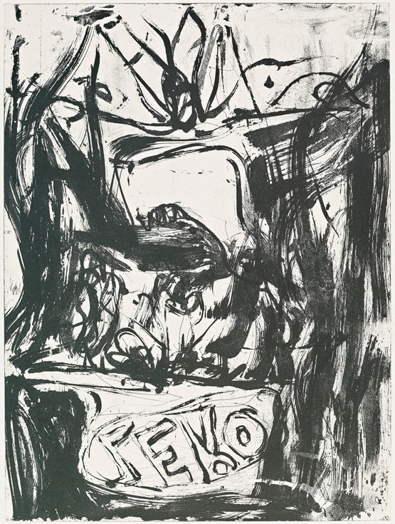 Farewell Bill by Georg Baselitz contemporary artwork Print