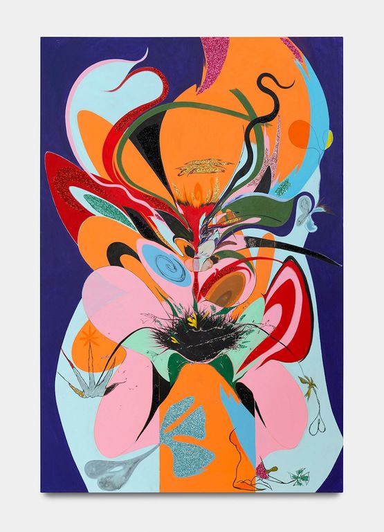 I Am the Sweet Nectar I Long to Taste  acceptance  by Theresa Chromati contemporary artwork Painting
