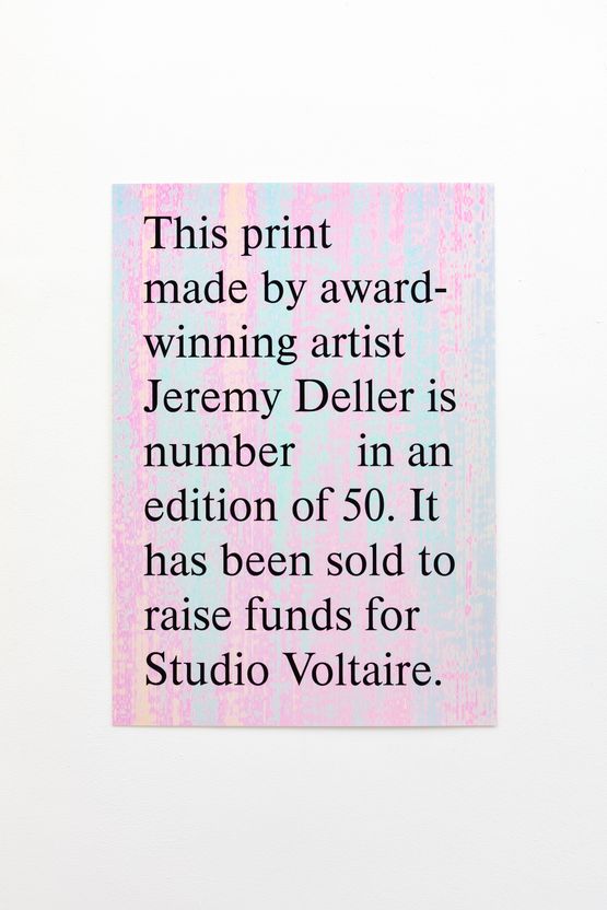 Untitled 2019 by Jeremy Deller contemporary artwork Print