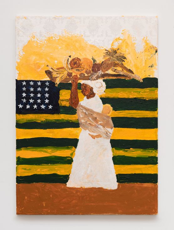 The birth of a nation II by Elian Almeida contemporary artwork Painting