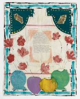 Surprise XVIII by Isabella Ducrot contemporary artwork works on paper textile