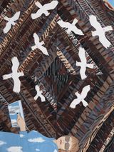 Out There by Adrienne Doig contemporary artwork painting textile