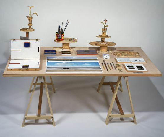 Summer Table by Saul Steinberg contemporary artwork Sculpture