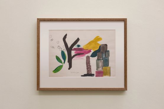 Poet in New York Series 3 of 4 by Margaret Tait contemporary artwork Painting