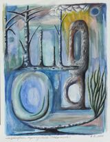 Ursprungliche Lagerungsdichte Totalreservate by Hartmut Neumann contemporary artwork painting works on paper