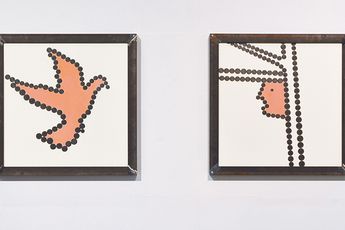 Contemporary art exhibition O Jun A dove flying away I am surprised. at Mizuma Art Gallery Tokyo Japan