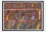 Untitled 131 works from the garage by David Koloane contemporary artwork mixed media painting