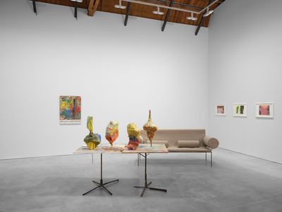 Franz Wests Papier-Mache Playground at David Zwirner