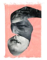 Leibovitz orange by Mike Cloud contemporary artwork painting photography print works on paper