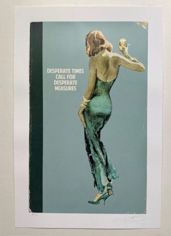 Desperate Times Call for Desperate Measures by The Connor Brothers contemporary artwork Print