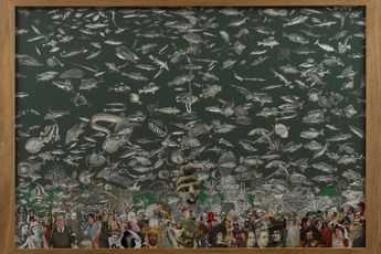 Contemporary art exhibition Peter Blake Time Traveller at Waddington Custot London United Kingdom